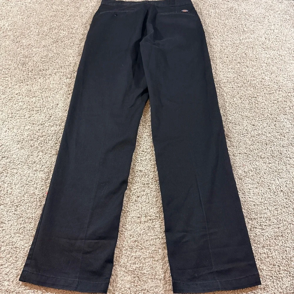 Dickies 874 Original Fit Work Pants Mens 32x34 Black Good Straight Leg 874BK